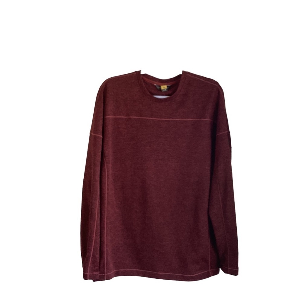 Eddie Bauer Men’s Burgundy Crew Neck Pullover.  Size M